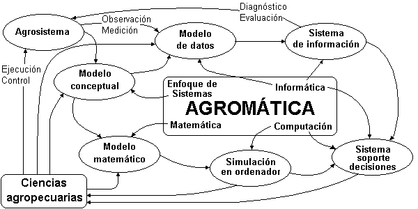 Esquema conceptual de la Agromática